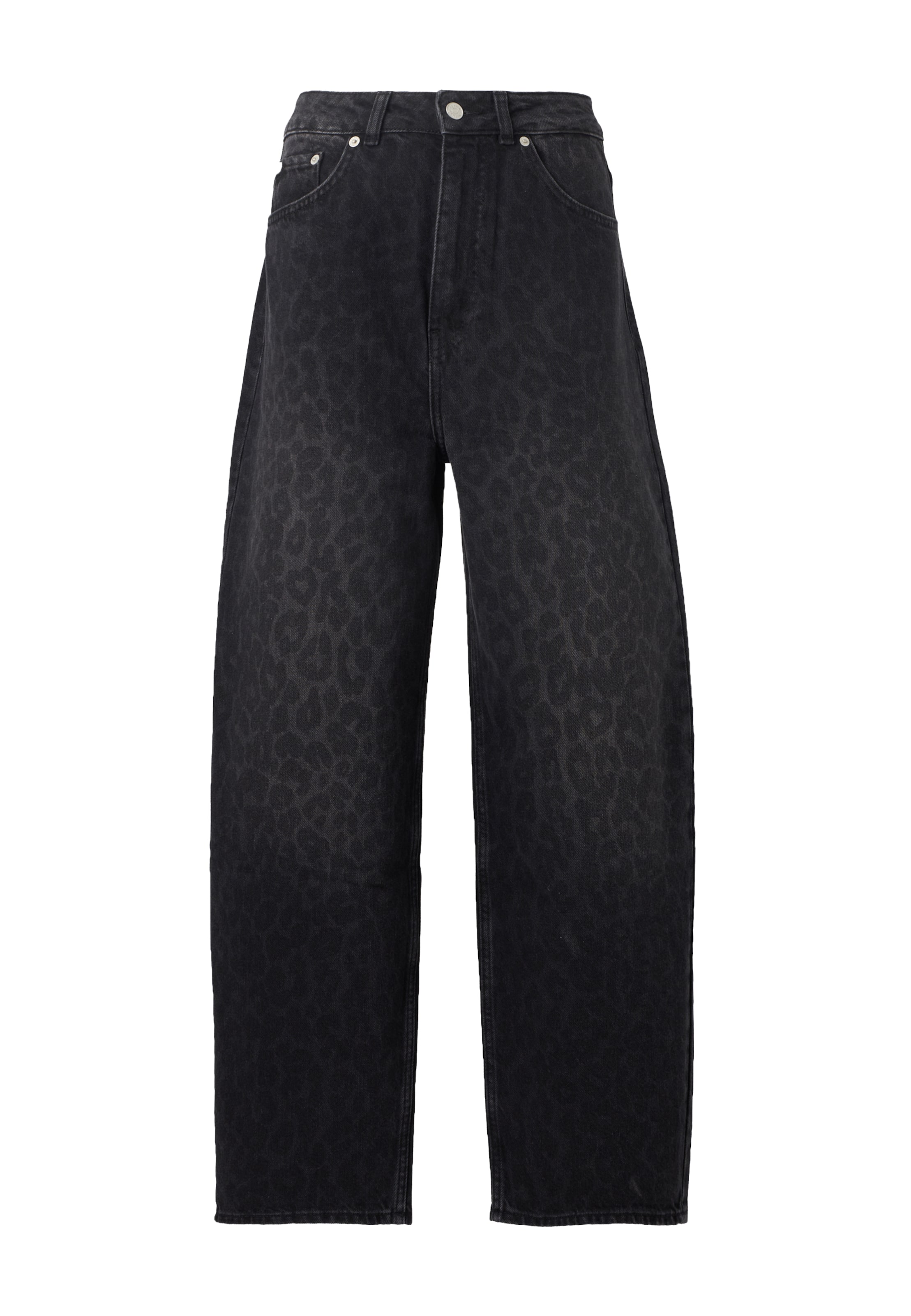 Lala Berlin Loosefit Jeans i svart: framsida