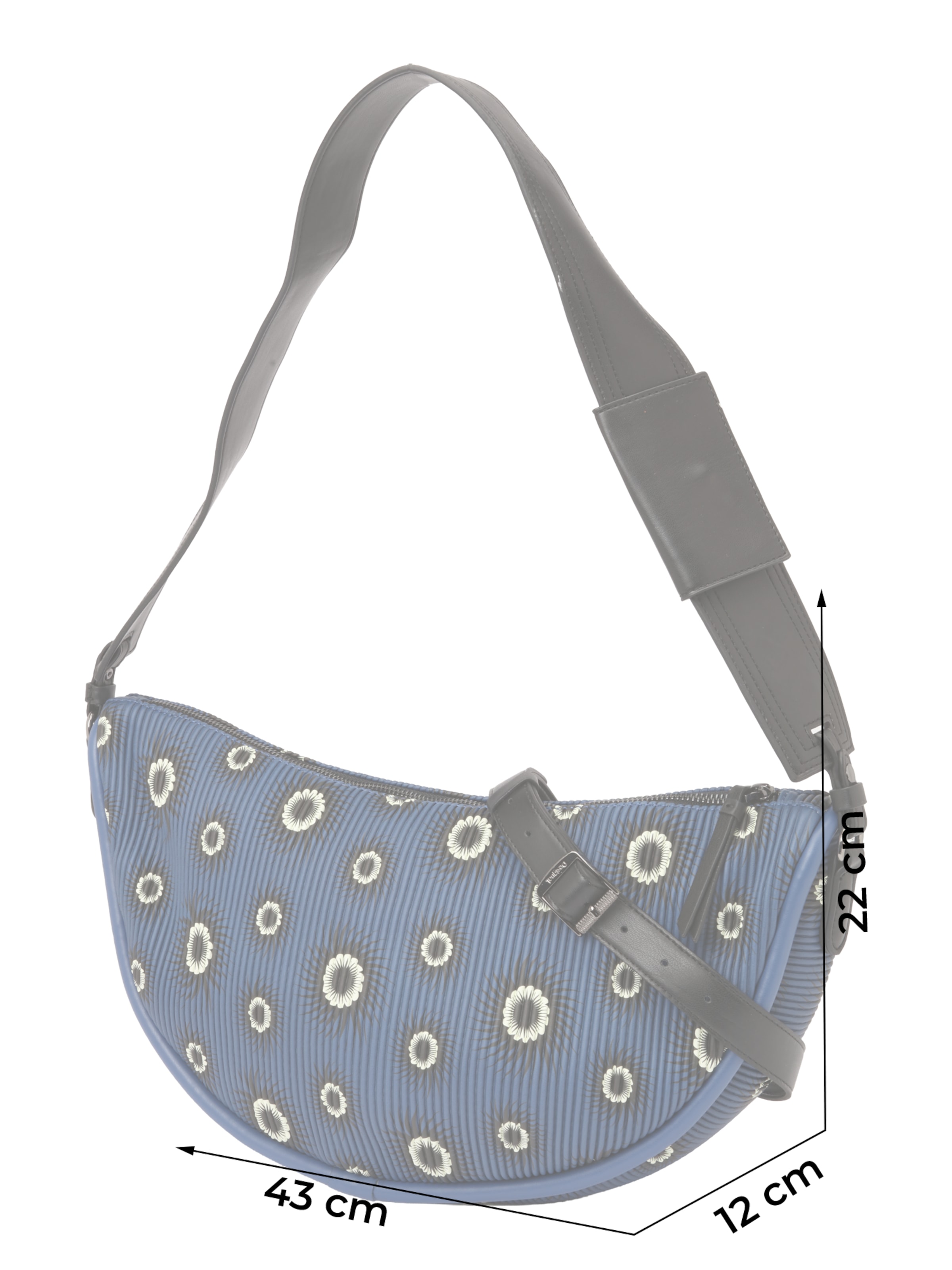 Desigual Schoudertas 'BOLS MERXILINI KUWAIT' in Blauw: voorkant