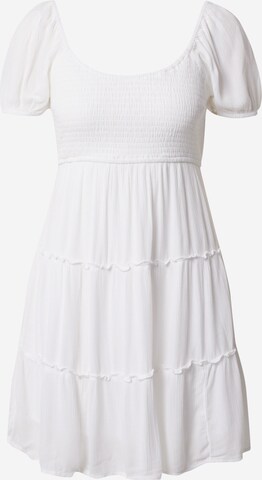 Robe HOLLISTER en blanc : devant