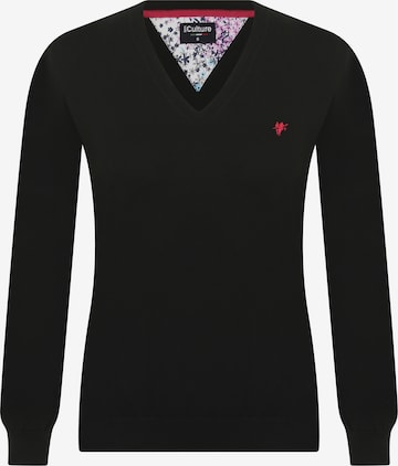 DENIM CULTURE Sweater 'Moana' in Black: front
