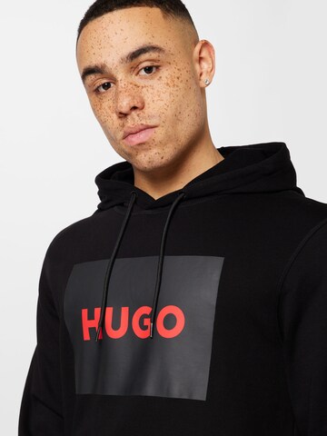 HUGO Sweatshirt 'Duratschi' in Black