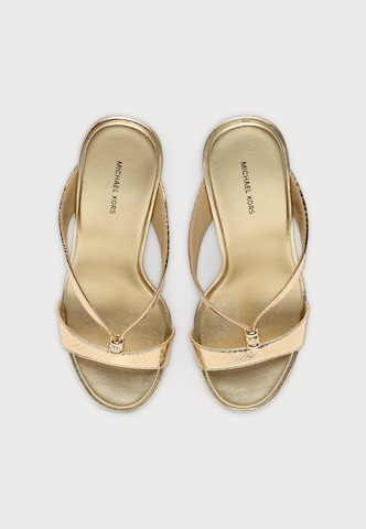 MICHAEL Michael Kors Pantolette 'CHERIE' i guld