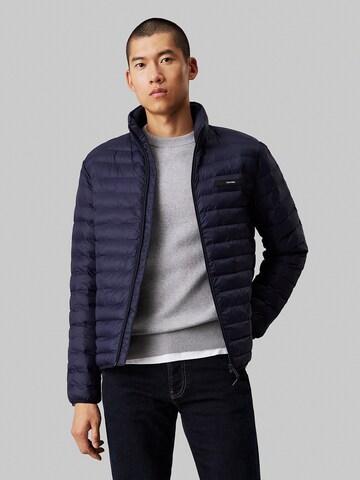 Veste mi-saison Calvin Klein en noir : devant