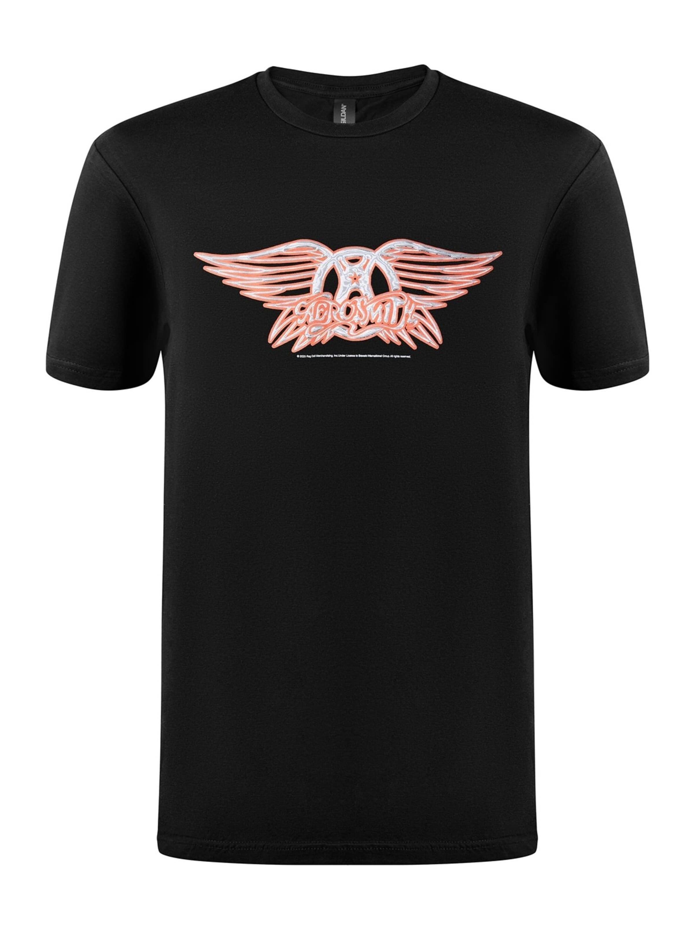 Aerosmith Shirt 'Aerosmith' in Black: front