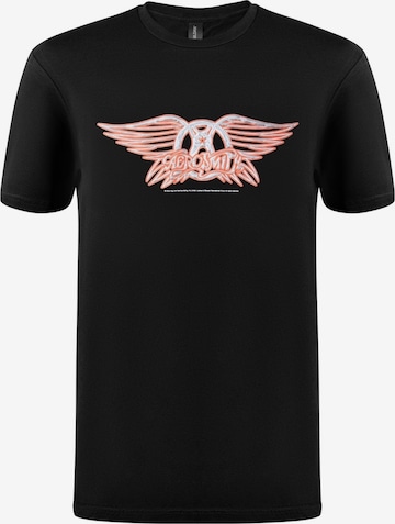 T-Shirt 'Aerosmith' Aerosmith en noir : devant