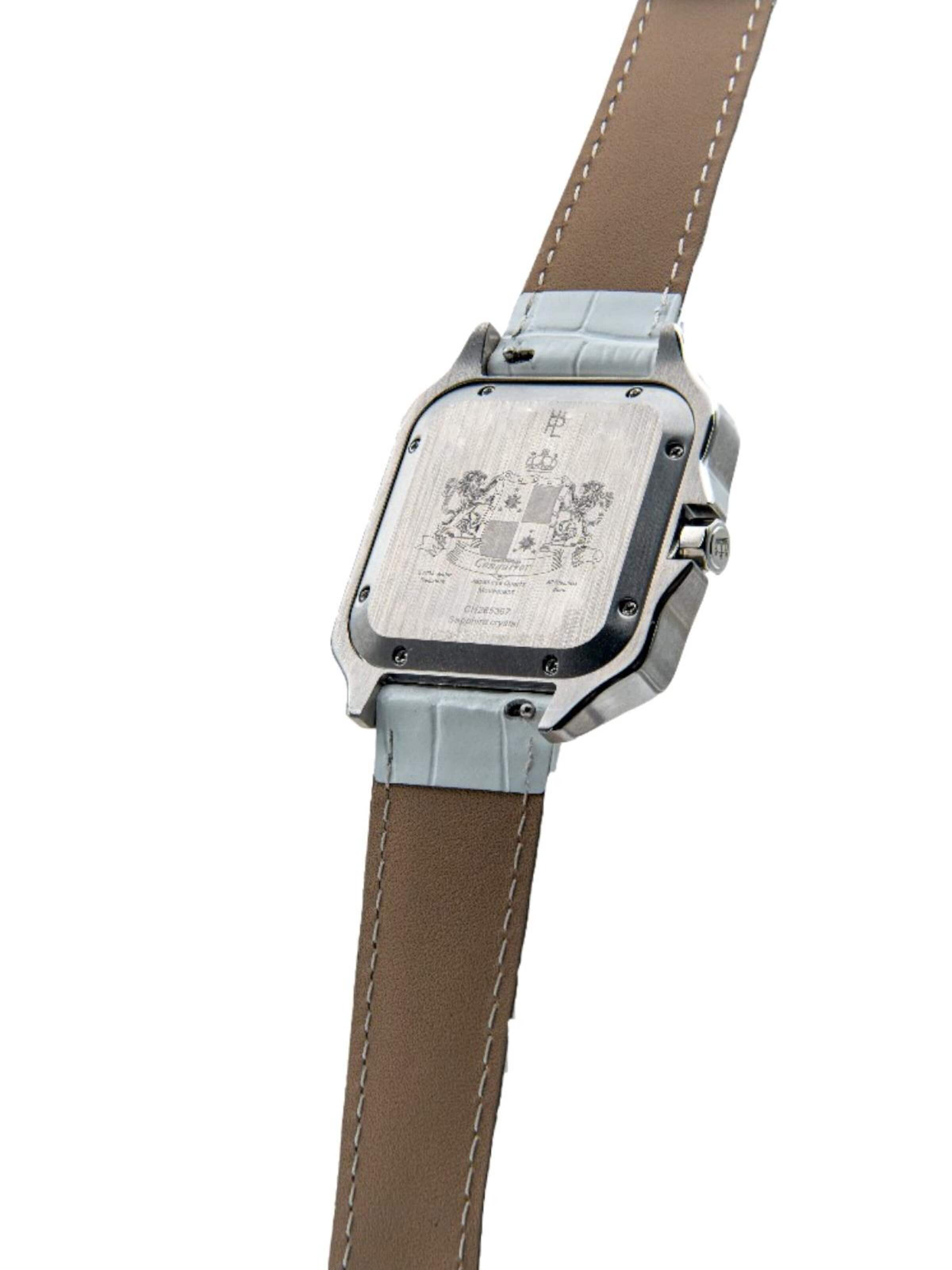 Laurent Philippe - Reloj analógico 'Conqueror Black Orlov – Bianco Bianco' en blanco