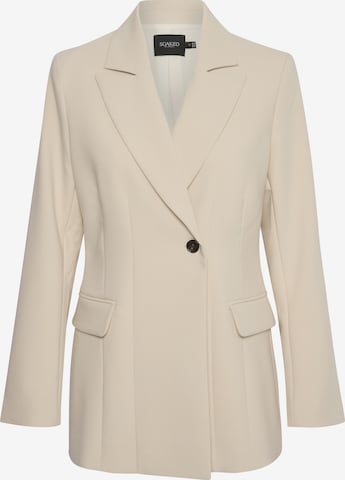 SOAKED IN LUXURY Blazer 'Corinne' in Beige: front