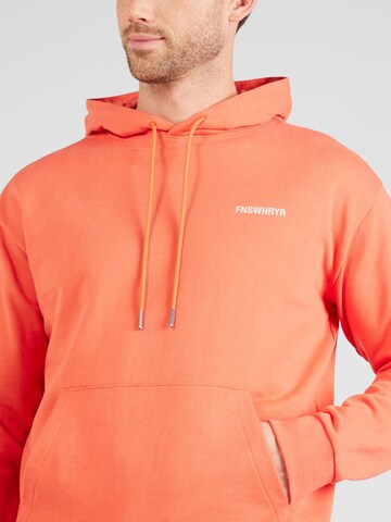 Sweat-shirt QS en orange