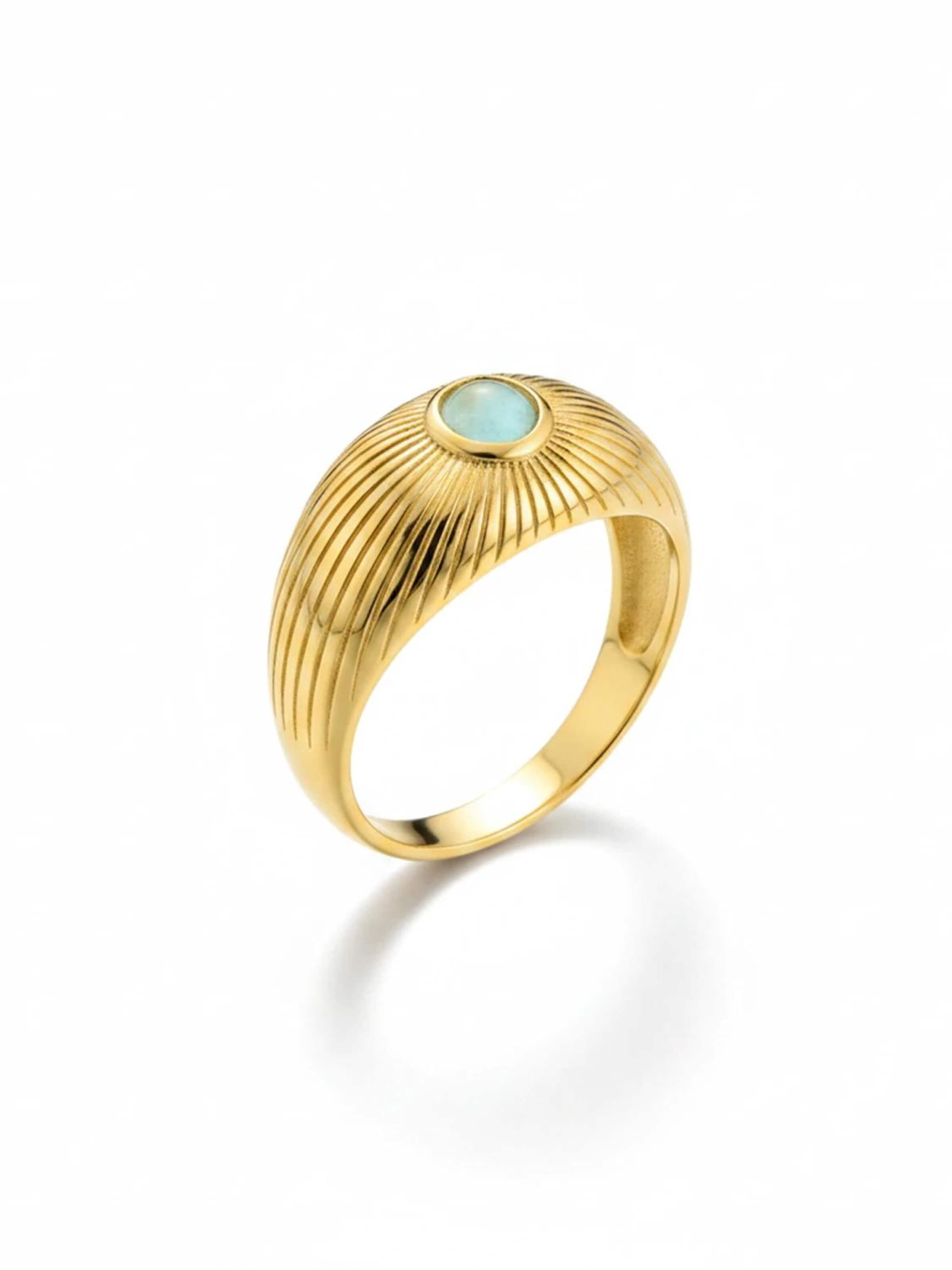 ETNÉE Ring 'Cala Azzurra' in Goud