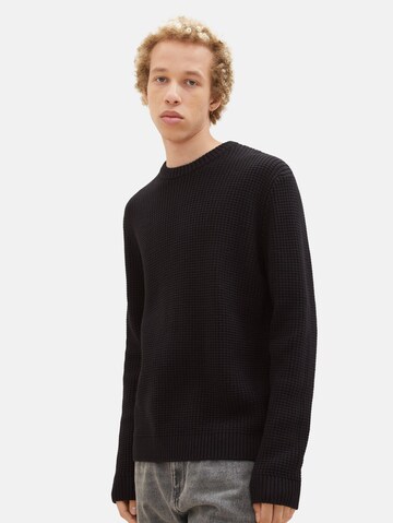 Pullover di TOM TAILOR DENIM in nero: frontale