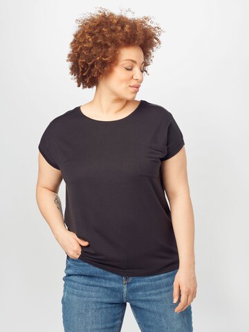 Vero Moda Curve T-shirt 'DAVA' i svart: framsida