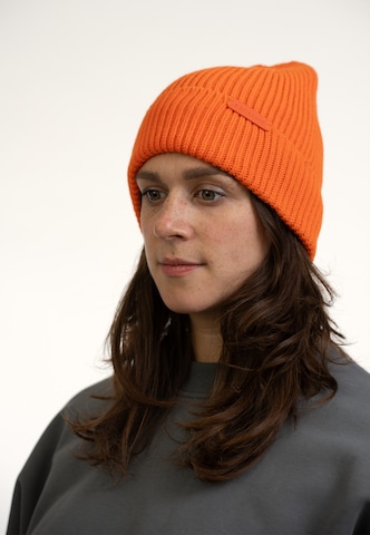 Expatrié Beanie 'Luna' in Orange