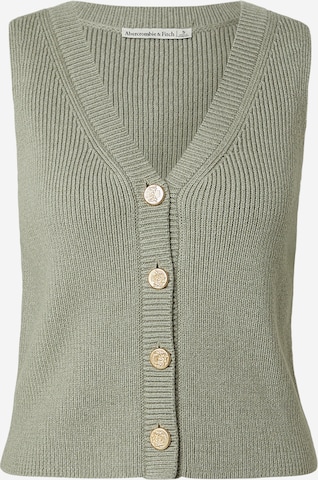 Cardigan Abercrombie & Fitch en vert : devant