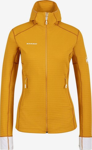 MAMMUT Funktionsfleecejacke in Gelb: predná strana