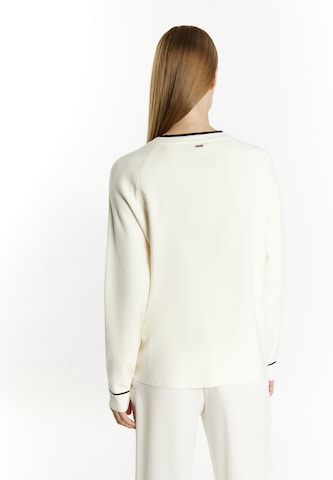 DreiMaster Klassik Sweater in White