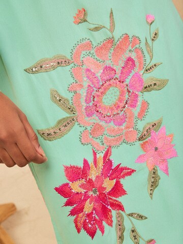 love & roses - Vestido en azul