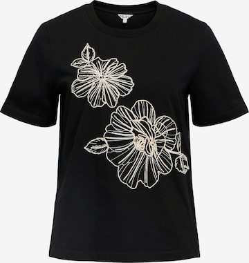 juoda OBJECT Marškinėliai 'OBJVIV': priekis