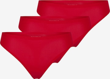 Chantelle Thong 'Soft Stretch' in Red: front