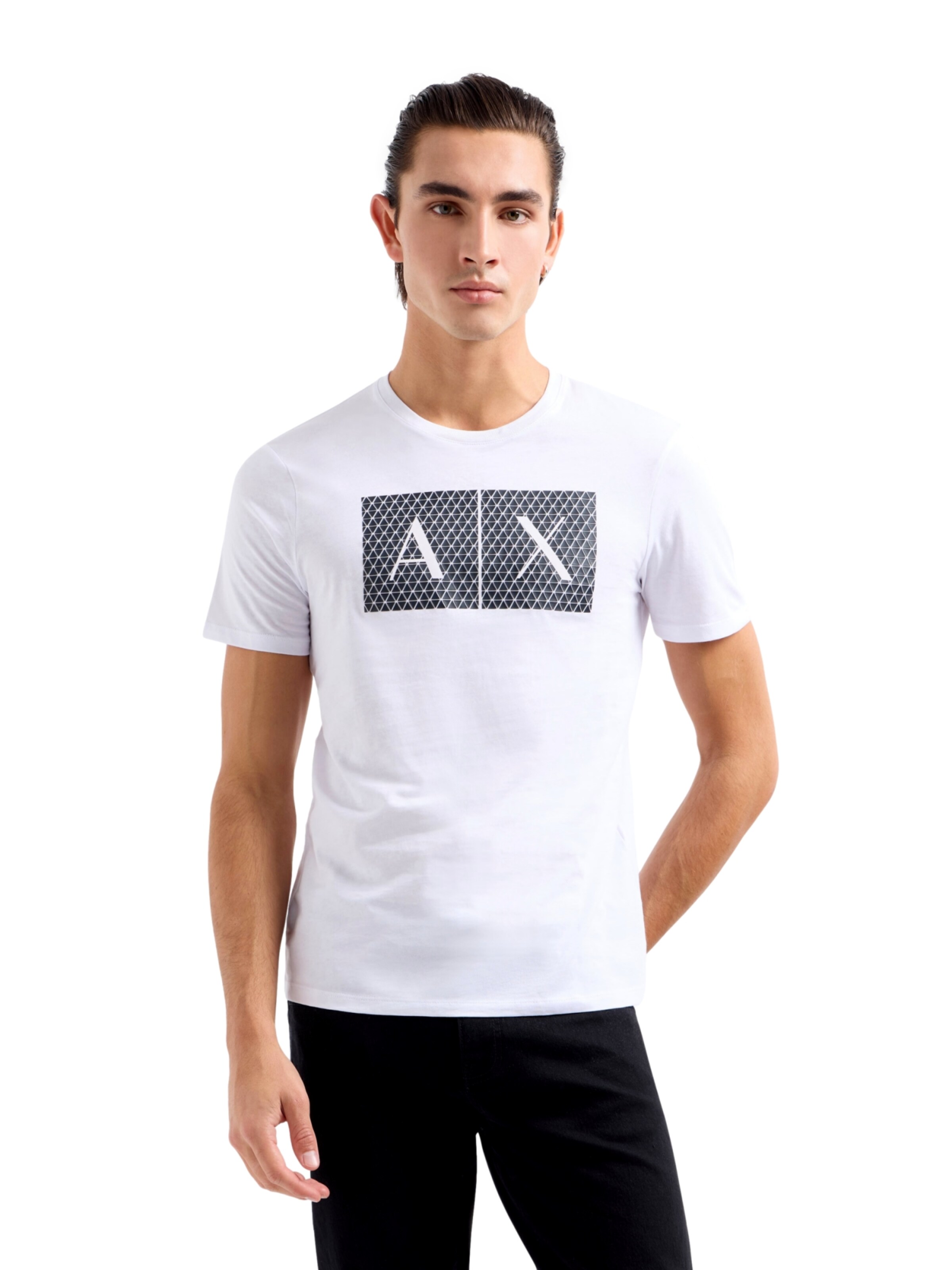 ARMANI EXCHANGE Shirt in Wit: voorkant