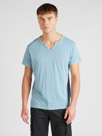 BLEND T-shirt 'Ashton' i blå: framsida