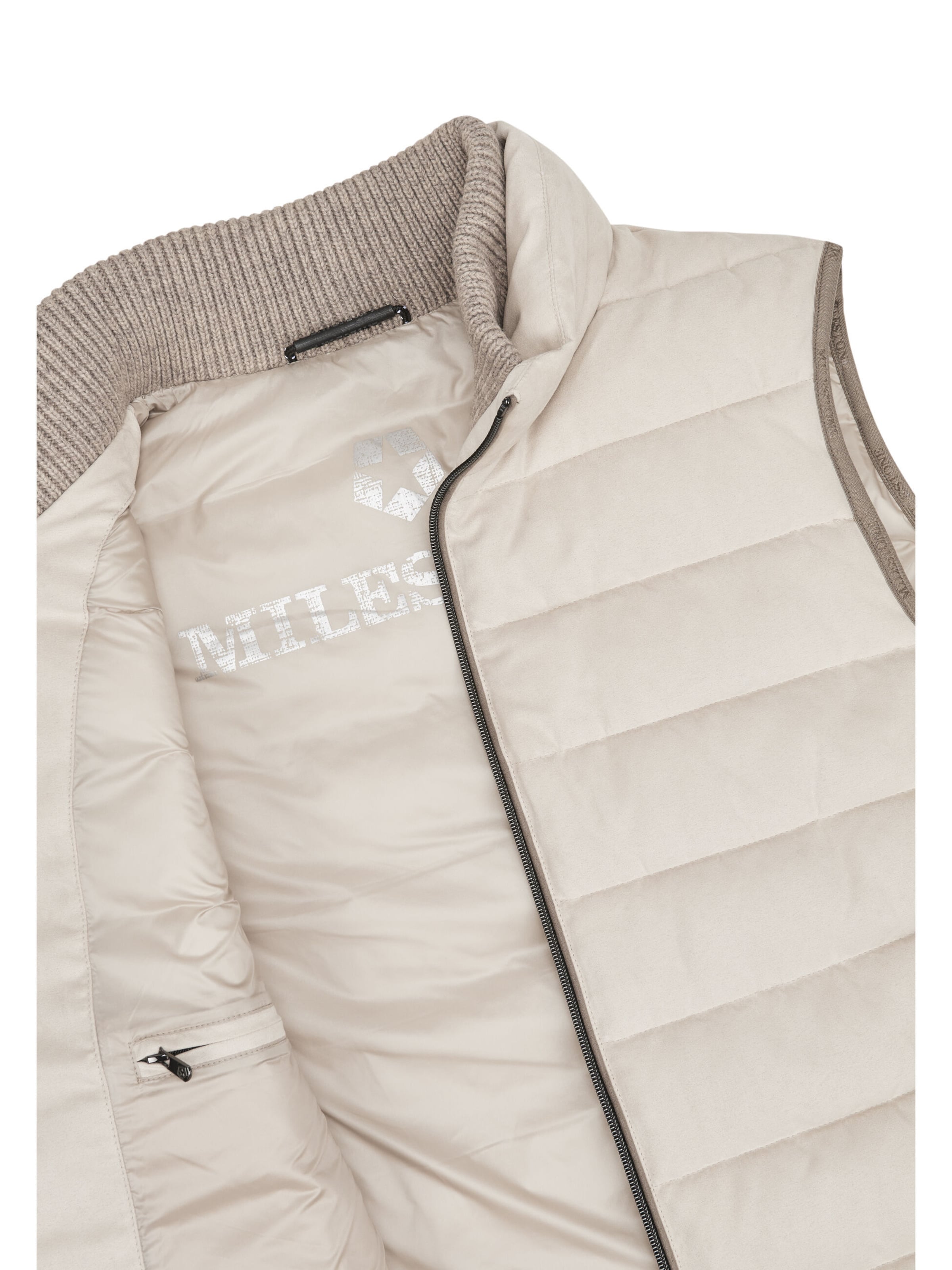 Gilet 'MSDawson' MILESTONE en beige