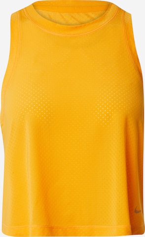 Top sportivo 'ONE CLASSIC' di NIKE in giallo: frontale