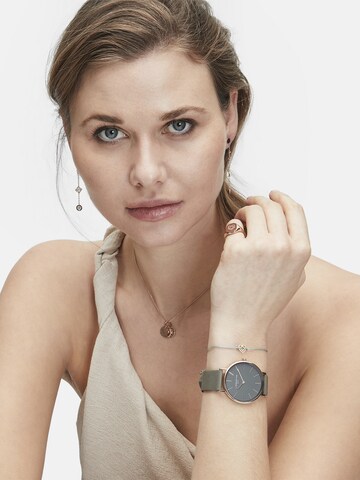 Boucles d'oreilles Liebeskind Berlin en or : devant