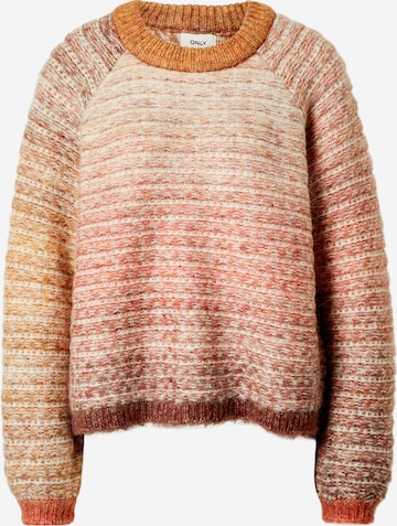 ONLY Sweater 'UMA' in Brown: front