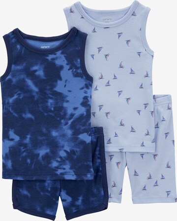 Carter's Комплект пижама в синьо: отпред