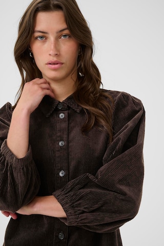 Part Two Shirt dress 'Eleina' in Brown