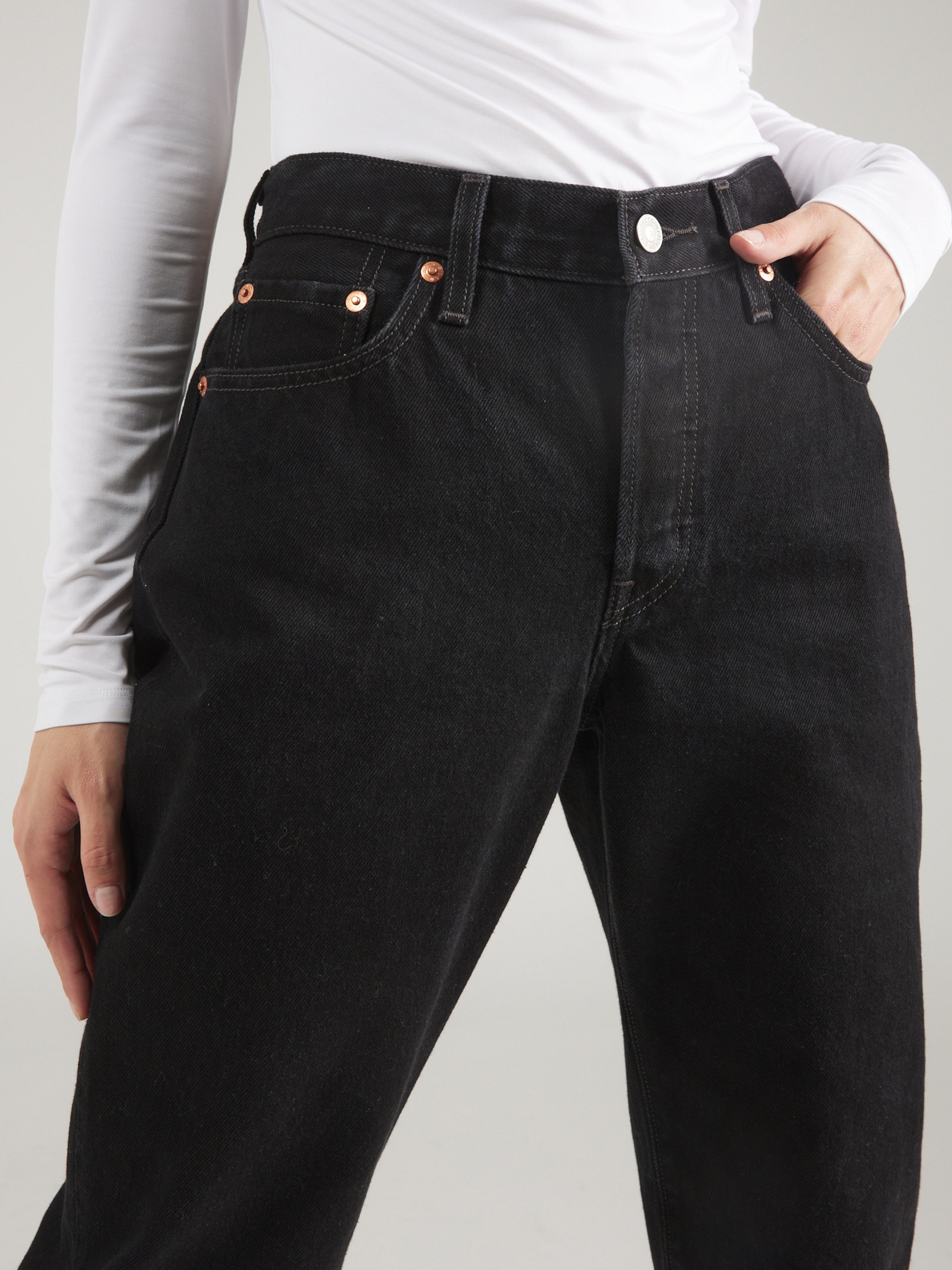 LEVI'S ® Regular Jeans '501® '90s' in Black Denim | ABOUT YOU