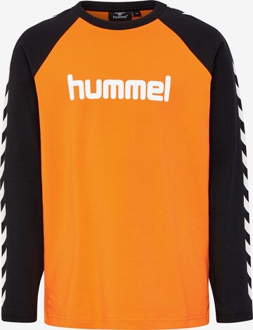 Hummel Shirt 'Boys' in Orange: predná strana