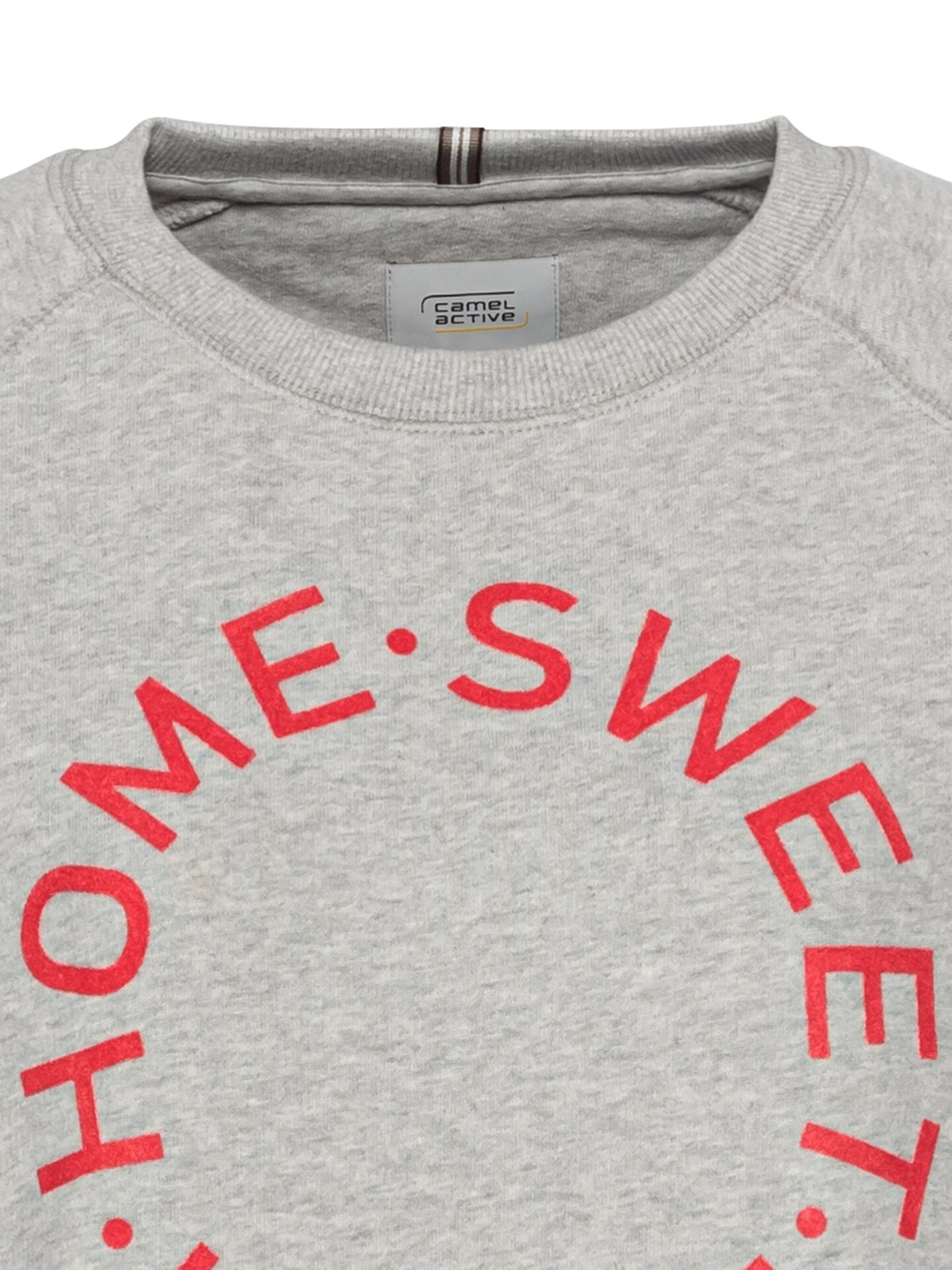 CAMEL ACTIVE Sweatshirt mit Print in Grau