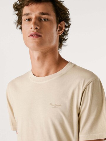 T-Shirt 'Jacko' Pepe Jeans en beige