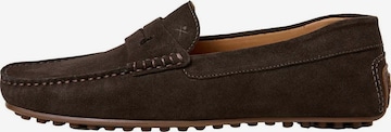 Mocassino ' DRIVER SADDLE ' di Hackett London in marrone: frontale