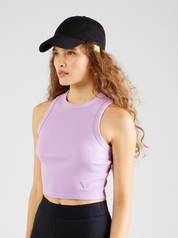 GUESS Sports top 'EDIE' in Purple: front