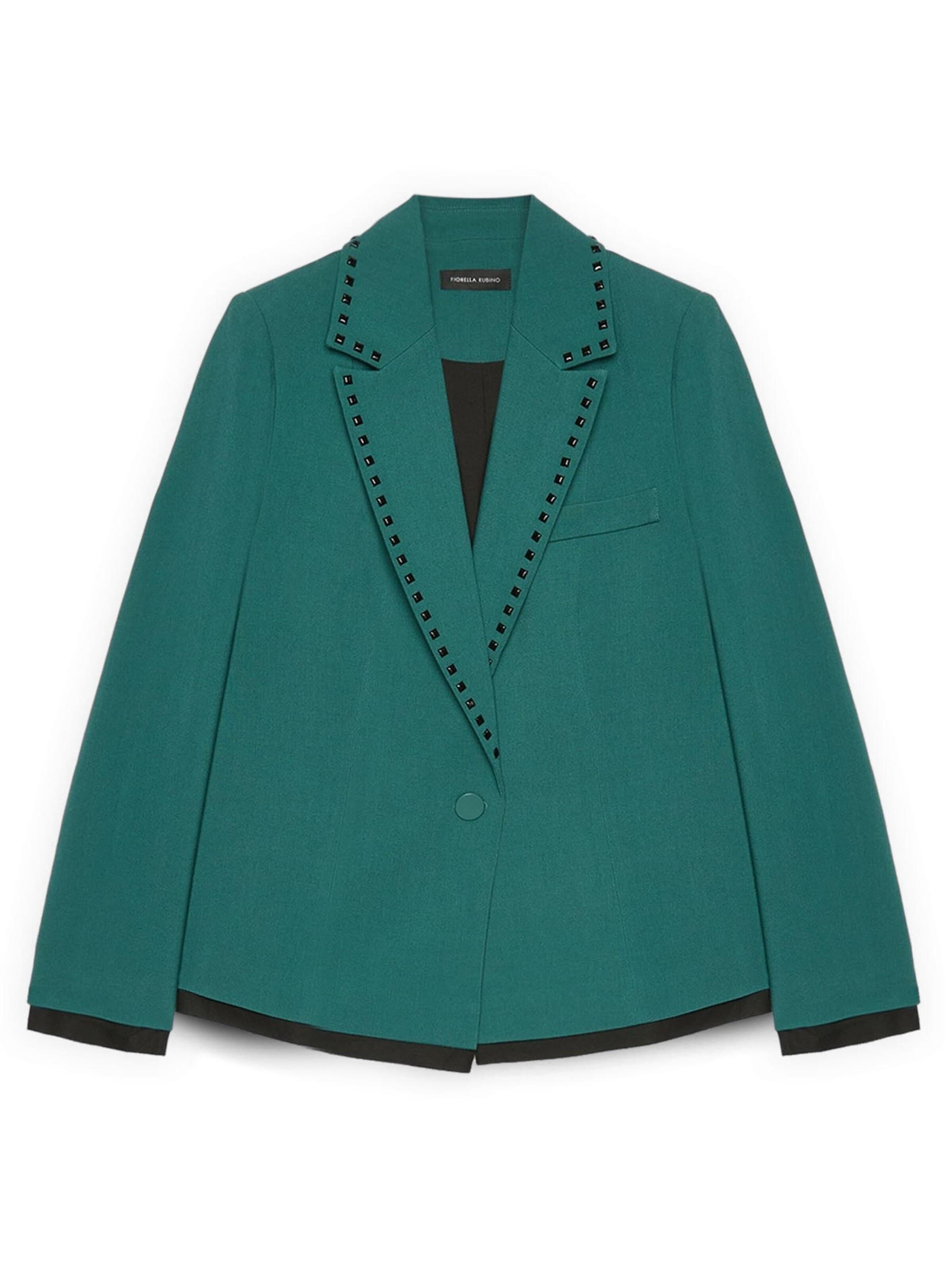 Fiorella Rubino Blazers in Groen: voorkant