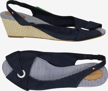 TOMMY HILFIGER Sandalen 42 in Blau: Vorderseite