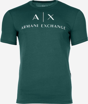 T-Shirt ARMANI EXCHANGE en vert : devant