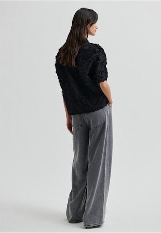 SECOND FEMALE Bluse 'Seena SS' in Schwarz