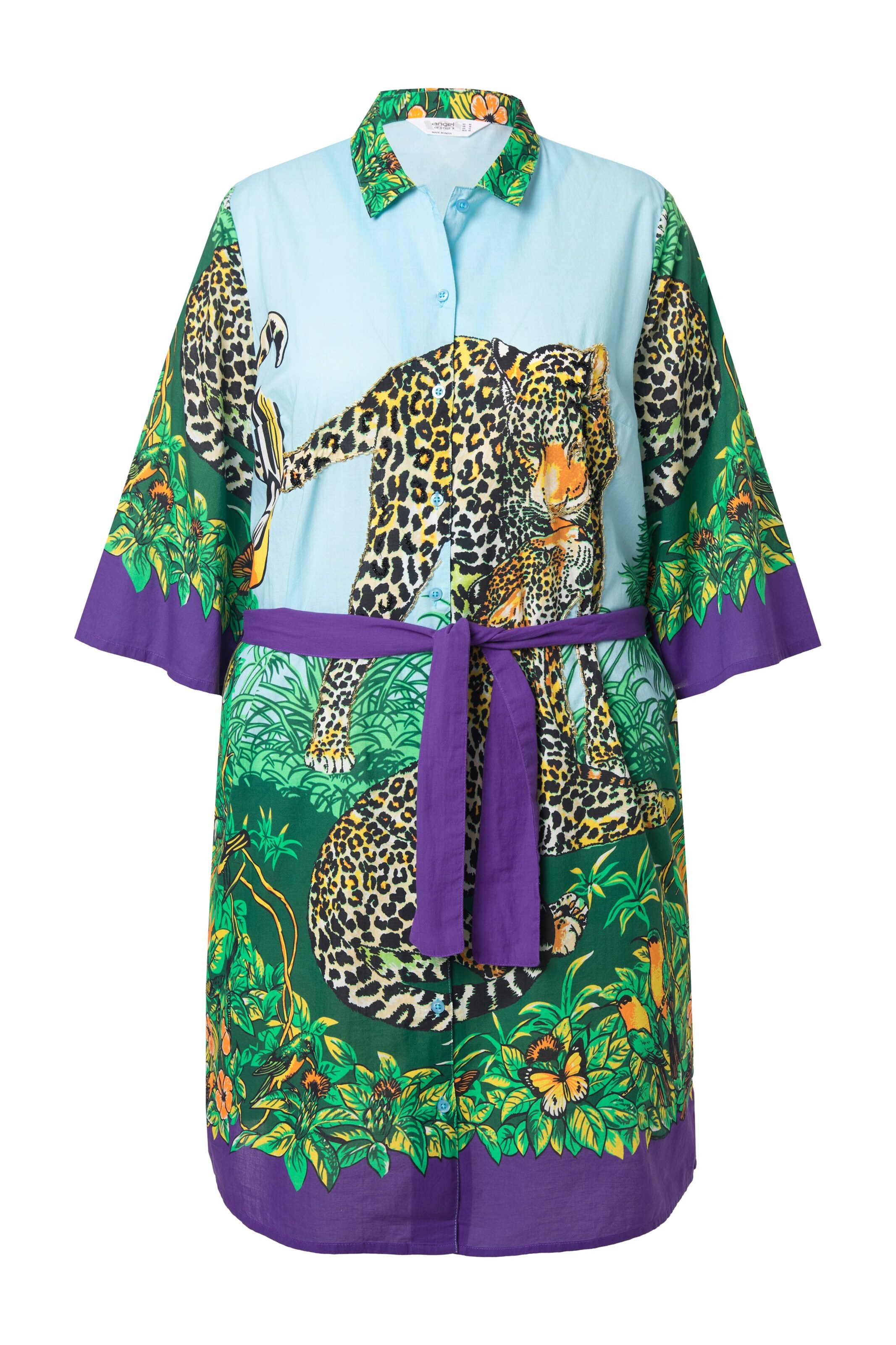 Angel of Style Jurk in Groen: voorkant