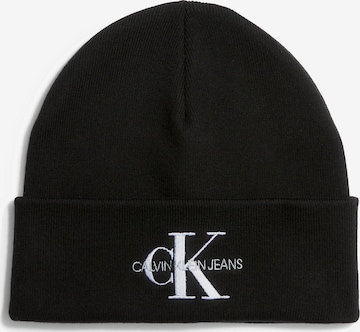 Calvin Klein Jeans Cap in Black: front