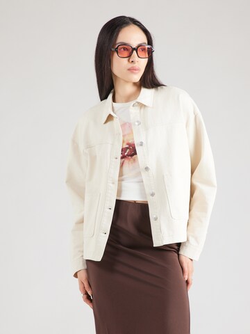 ONLY - Chaqueta de entretiempo en beige: frente