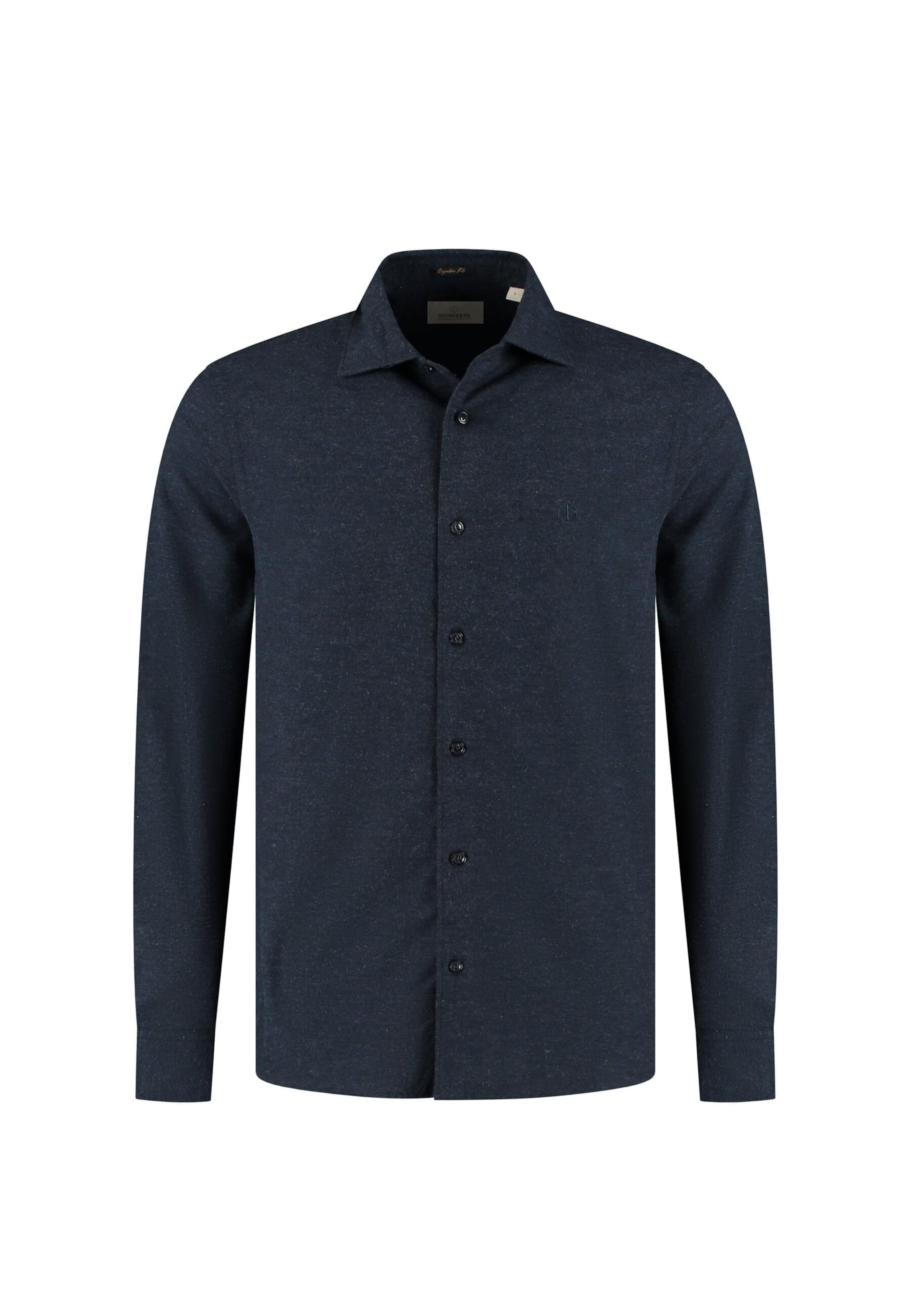 Dstrezzed Regular Fit Hemd 'Olav' in Blau: Vorderseite