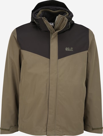 JACK WOLFSKIN Outdoor jacket 'ARLAND' in Green: front