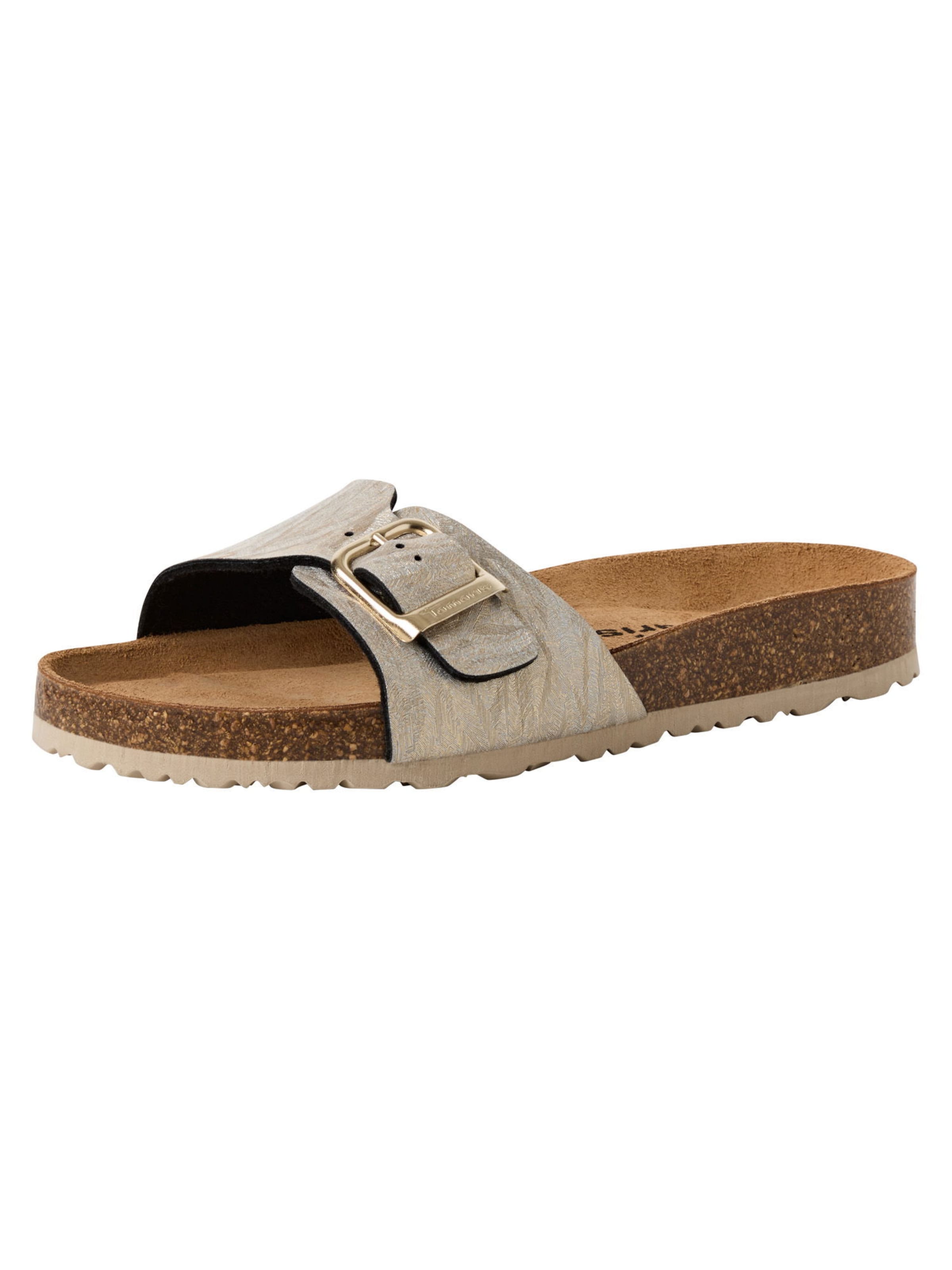 Tamaris Mule in Beige: front