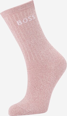 BOSS Kidswear Socks in Pink: front