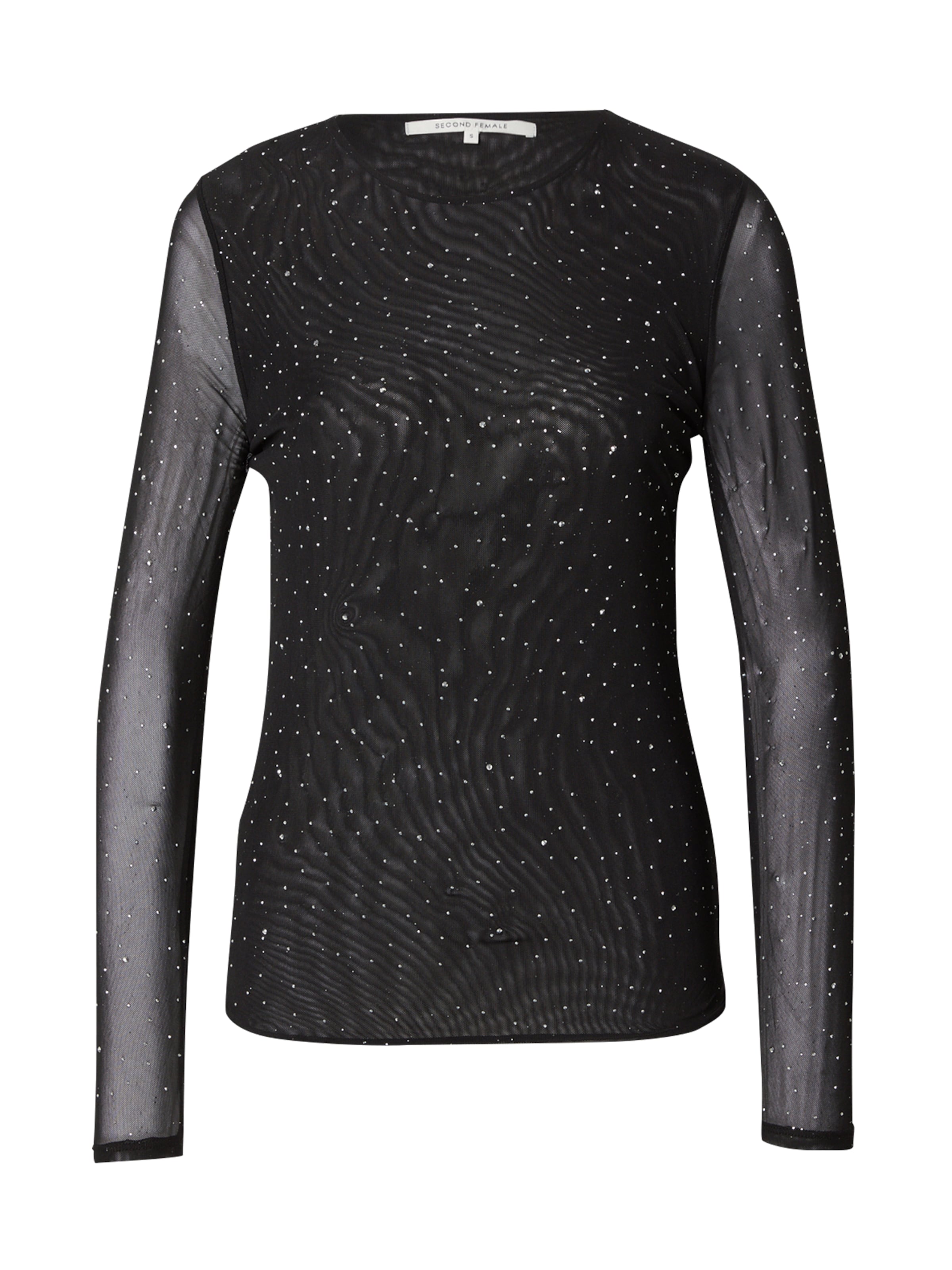 SECOND FEMALE Shirt 'Edgy' in Black: front