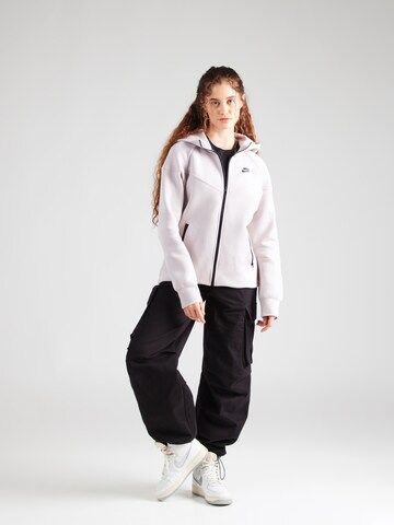 Nike SportswearPrijelazna jakna 'Tech Fleece' - ljubičasta boja