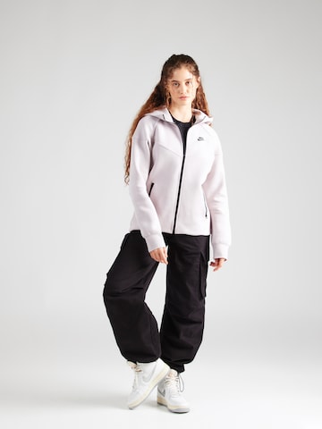 Giacca sportiva 'Tech Fleece' di Nike Sportswear in lilla